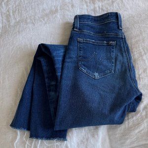 AG Ripped Denim - Farrah Skinny Ankle
